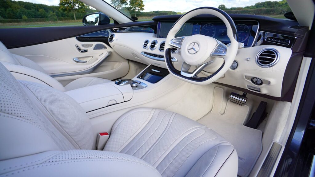 pexels-photo-193999 White Mercedes Benz Interior Design